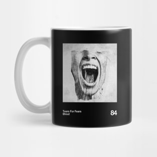 Tears For Fears - Shout || Classic BW 90s Mug